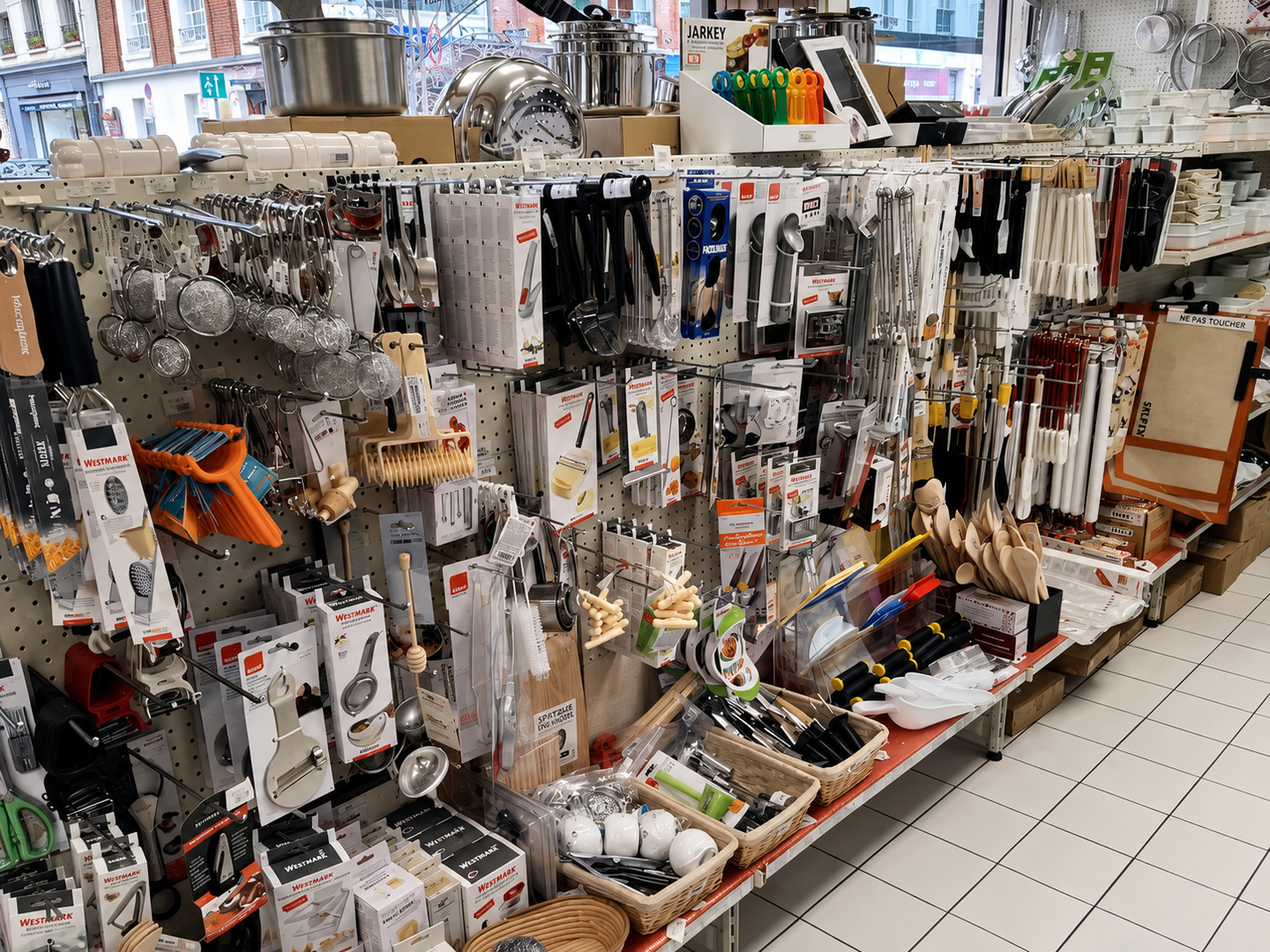 Rayon matériel de cuisine de la boutique