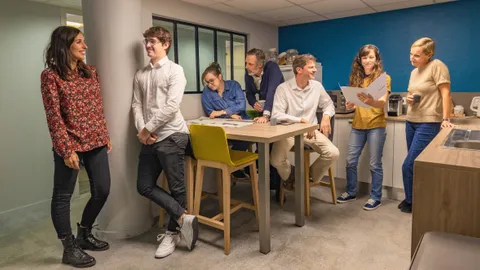 équipe commerciale de l'agence immobilière CISN Nantes boulevard des Anglais
