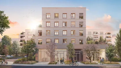 Vue extérieure de la résidence ALPHA, appartements neufs à Nantes Grand Bellevue